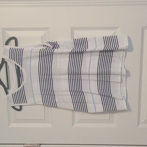 STRIPED sleeveless tank sz Medium